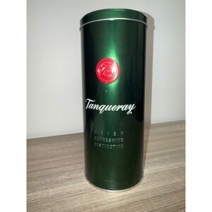 Tanqueray‎ London Dry Gin Green Advertising Bar Display Tin Can Empty